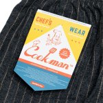 画像8: COOKMAN(クックマン)Chef Pants 「WOOL MIX STRIPE」GRAY (8)