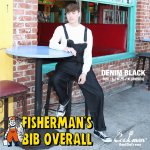 画像10: COOKMAN(クックマン)Fisherman's Bib Overall Denim.Black (10)