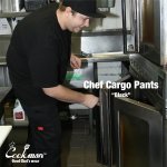 画像8: COOKMAN(クックマン) Chef Pants Cargo Black (8)