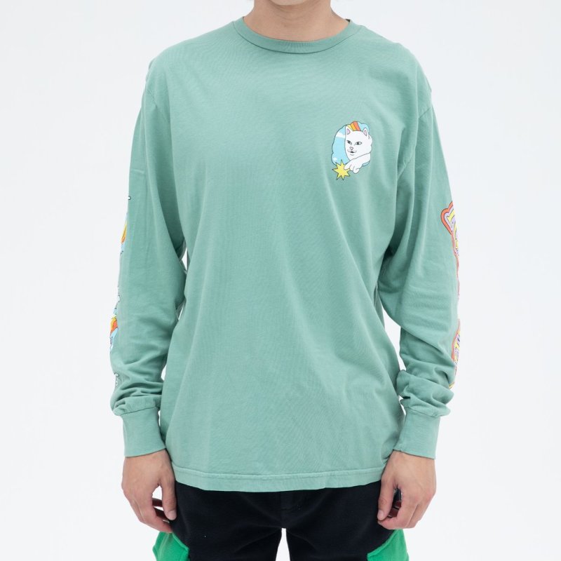 画像3: RIPNDIP（リップンディップ）Plant Based Long Sleeve (Pistachio)  (3)
