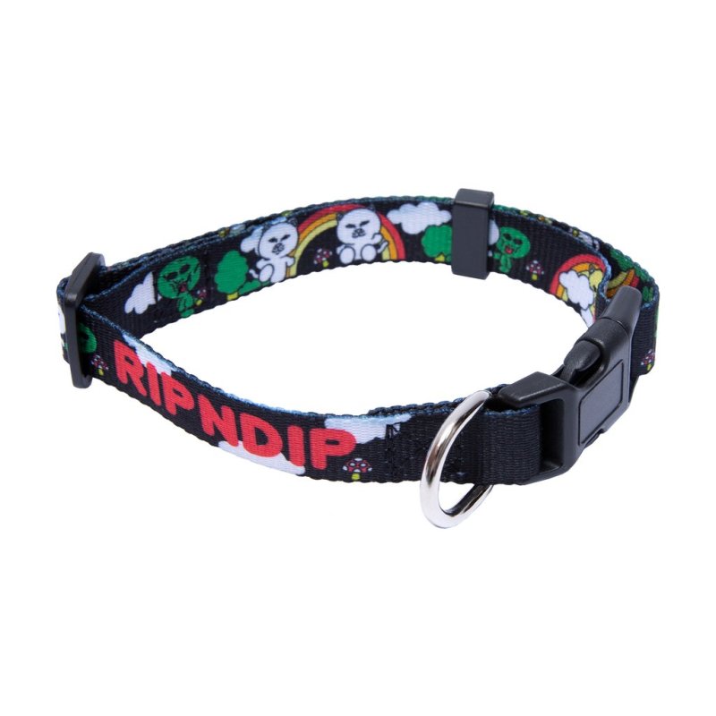 画像1: レコメンド！！！RIPNDIP（リップンディップ）Buddy System Web Belt Pet Collar (Black)  (1)