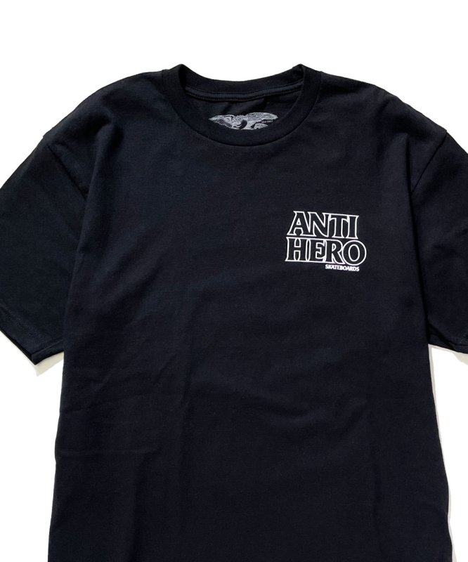 画像2: ANTIHERO(アンタイヒーロー) EAGLE S/S TEE / -BLACK- (2)