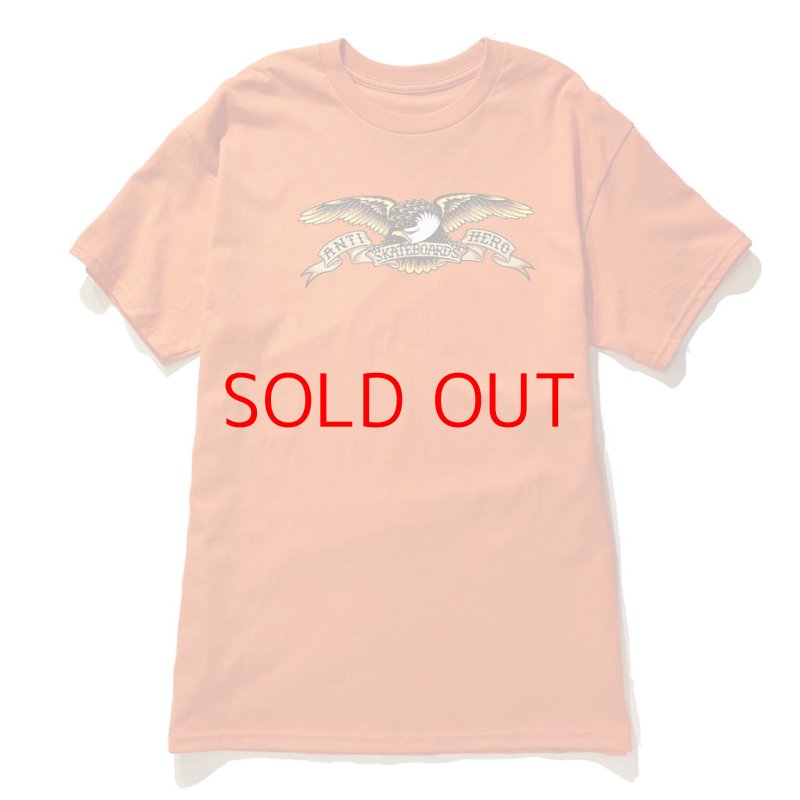 画像1: ANTIHERO(アンタイヒーロー)　EAGLE S/S TEE / -ORANGE- (1)