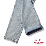 画像7: COOKMAN(クックマン) Chef Pants Snow Washed Denim BLUE (7)