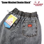 画像6: COOKMAN(クックマン) Chef Pants Snow Washed Denim BLACK (6)