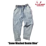 画像9: COOKMAN(クックマン) Chef Pants Snow Washed Denim BLUE (9)