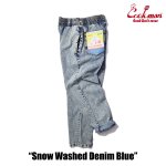 画像10: COOKMAN(クックマン) Chef Pants Snow Washed Denim BLUE (10)