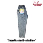 画像11: COOKMAN(クックマン) Chef Pants Snow Washed Denim BLUE (11)