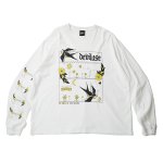 画像1: Deviluse (デビルユース)Swallow L/S T-shirts(White) (1)