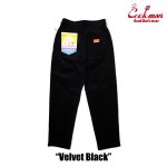 画像2: COOKMAN(クックマン) Chef Pants Velvet Black (2)