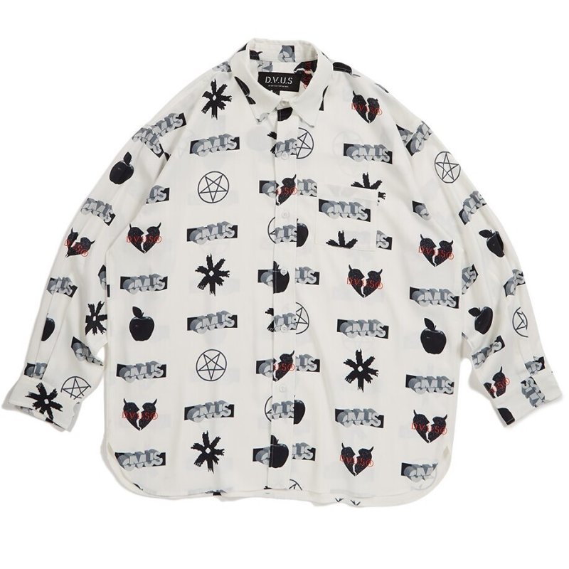 画像1: Deviluse (デビルユース) Anthology L/S Shirts(White) (1)