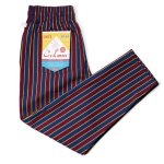 画像1: COOKMAN(クックマン) Chef Pants College Stripe Red (1)