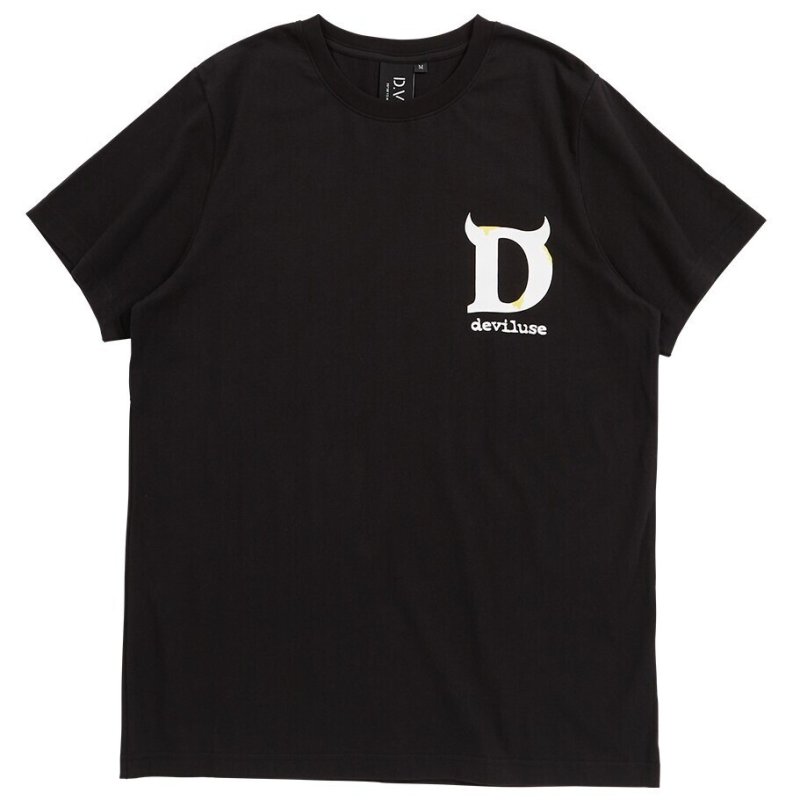 画像1: Deviluse (デビルユース) Beehive T-shirts (Black) (1)