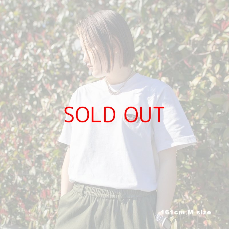 画像4: Deviluse (デビルユース) Round Logo T-shirts (White) (4)