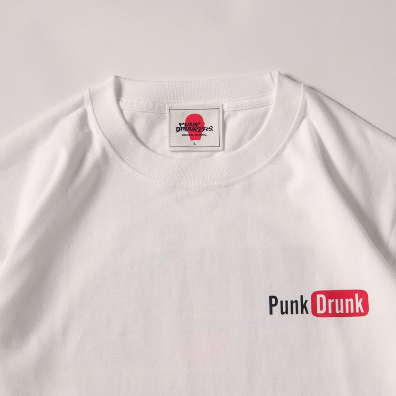 画像3: PUNK DRUNKERS（パンクドランカーズ）ピン抜くゲームTEE /WHITE (3)