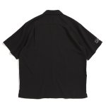 画像2: Deviluse (デビルユース) Script Open Collar Shirts (Black) (2)