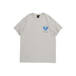 画像1: Deviluse (デビルユース) Heartaches T-shirts (Silver) (1)