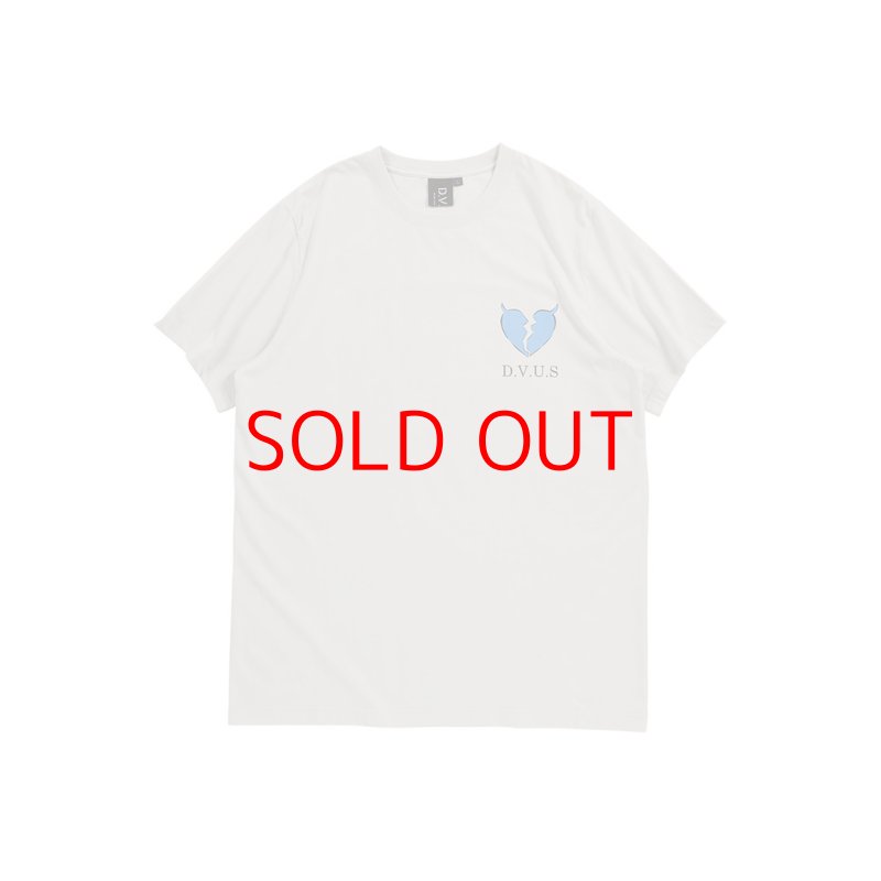 画像1: Deviluse (デビルユース) Heartaches T-shirts (Silver) (1)