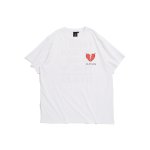 画像1: Deviluse (デビルユース) Heartaches T-shirts (White) (1)