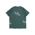 画像2: Deviluse (デビルユース) Round Logo Around T-shirts (Washed Green) (2)