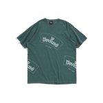 画像1: Deviluse (デビルユース) Round Logo Around T-shirts (Washed Green) (1)