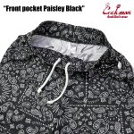 画像9: COOKMAN(クックマン) Chef Pants Short Front pocket Paisley Black (9)