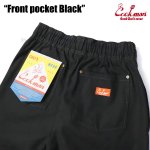 画像7: COOKMAN(クックマン) Chef Pants Short Front pocket Black (7)