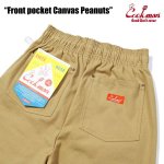 画像6: COOKMAN(クックマン) Chef Pants Short Front pocket Canvas Peanuts (6)