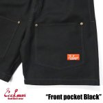 画像4: COOKMAN(クックマン) Chef Pants Short Front pocket Black (4)