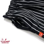 画像5: COOKMAN(クックマン) Chef Pants Short Cargo Stripe Black (5)