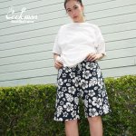 画像8: COOKMAN(クックマン)Chef Pants Short Hibiscus Black (8)