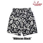 画像2: COOKMAN(クックマン)Chef Pants Short Hibiscus Black (2)