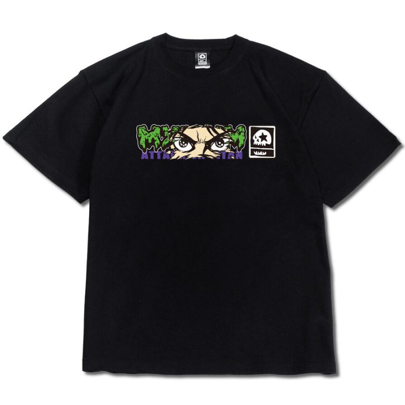 画像1: MxMxM（マモミ）進撃の巨人 / MxMxM “MAGICAL MOSH EREN” TEE/-BLK- (1)