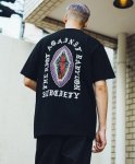 画像4: SUBCIETY（サブサエティ）SKULL JESUS TEE /BLACK/WHITE (4)