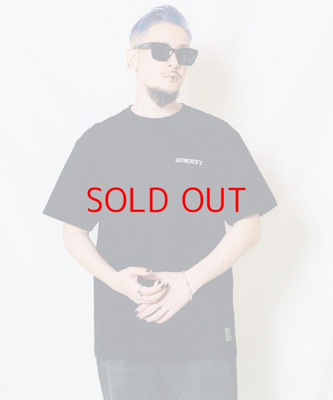 画像3: SUBCIETY（サブサエティ）SKULL JESUS TEE /BLACK/WHITE (3)