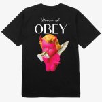 画像1: OBEY(オベイ) House of obey T-Shirt (Black) (1)