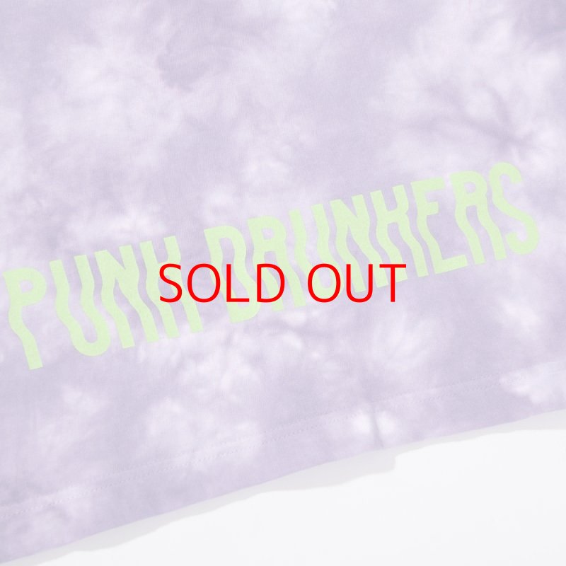 画像4: PUNK DRUNKERS（パンクドランカーズ）目飛男タイダイBIG.TEE / PURPLE (4)