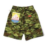 画像2: COOKMAN(クックマン) Chef Pants Short Ripstop Woodland Camo Green (2)