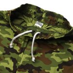 画像5: COOKMAN(クックマン) Chef Pants Short Ripstop Woodland Camo Green (5)