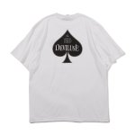 画像1: Deviluse (デビルユース) Spade T-shirts(White)  (1)