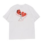 画像1: Deviluse (デビルユース) Devil Head T-shirts(White)  (1)