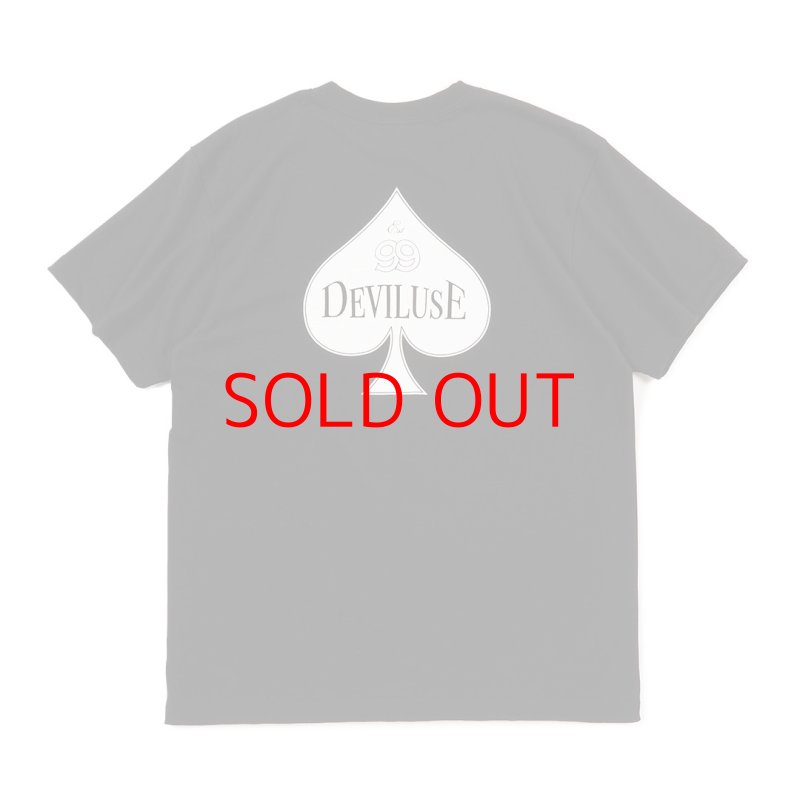 画像1: Deviluse (デビルユース) Spade T-shirts(Black)  (1)