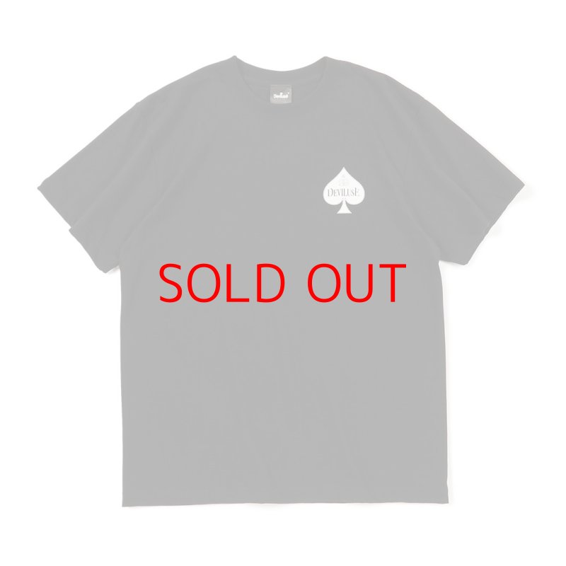 画像2: Deviluse (デビルユース) Spade T-shirts(Black)  (2)