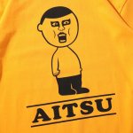 画像3: PUNK DRUNKERS（パンクドランカーズ）アイツくんTEE / YELLOW (3)