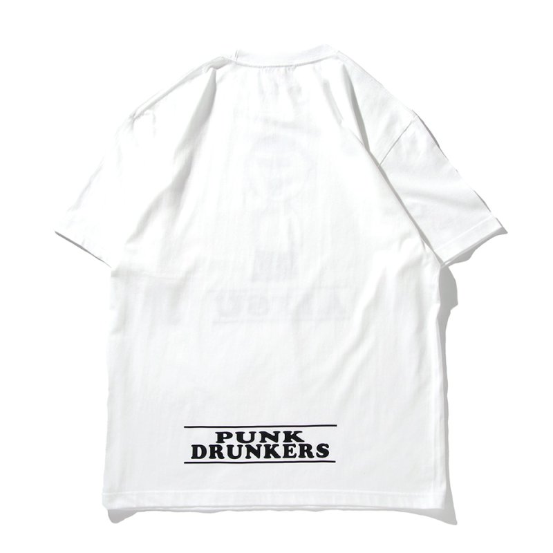 画像2: PUNK DRUNKERS（パンクドランカーズ）アイツくんTEE / WHITE (2)