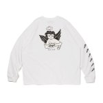 画像1: Deviluse (デビルユース)Fallen Angel L/S T-shirts(White)  (1)