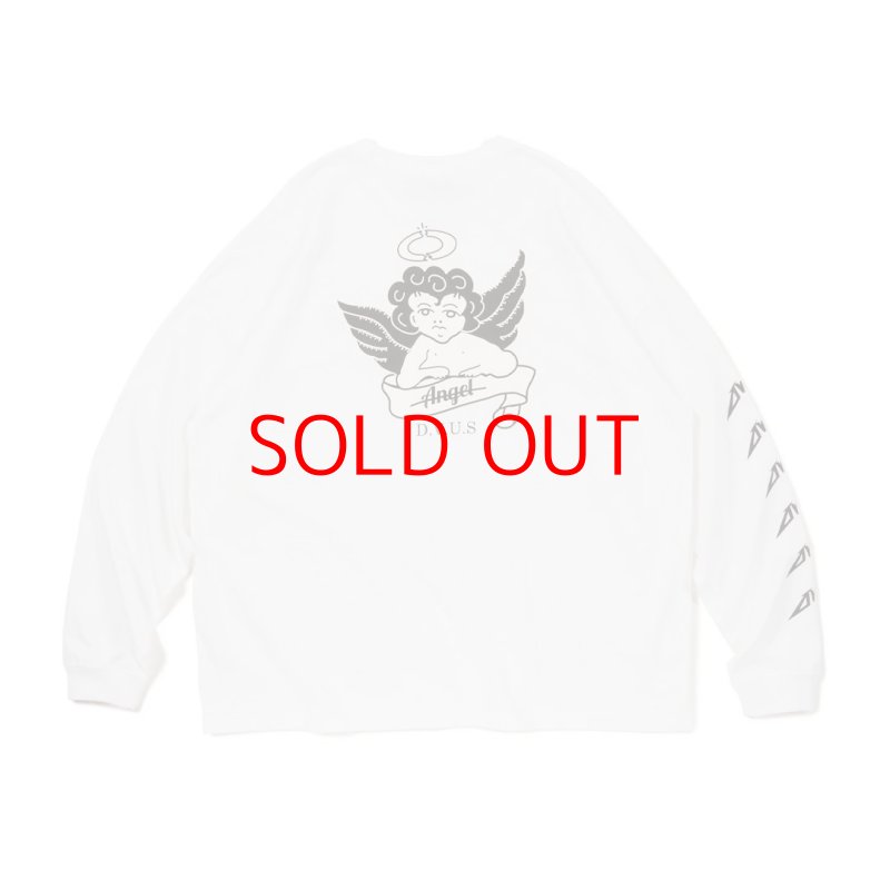 画像1: Deviluse (デビルユース)Fallen Angel L/S T-shirts(White)  (1)