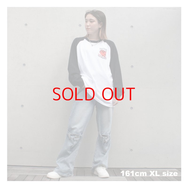 画像8: Deviluse (デビルユース)Devil Inside Raglan Sleeves(Black)  (8)