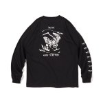 画像2: Deviluse (デビルユース) Born to Be Free L/S T-shirts(Black)  (2)