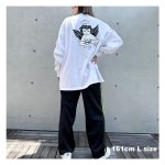 画像7: Deviluse (デビルユース)Fallen Angel L/S T-shirts(White)  (7)